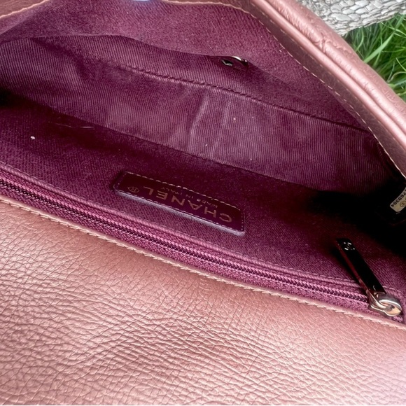 Chanel iridescent, mini rectangle bronze/copper hardware bag - Picture 10 of 13